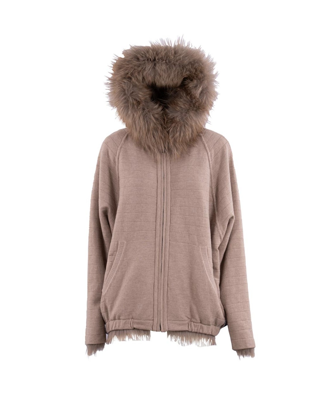 shop SIMONETTA RAVIZZA  Giaccone: Simonetta Ravizza bomber reversibile con cappuccio e chiusura con zip.
Interno in Lana.
Composizione: 100% Vera pelliccia (Volpe).
Made in Italy.. CAMBRIDGE-279 number 3175927